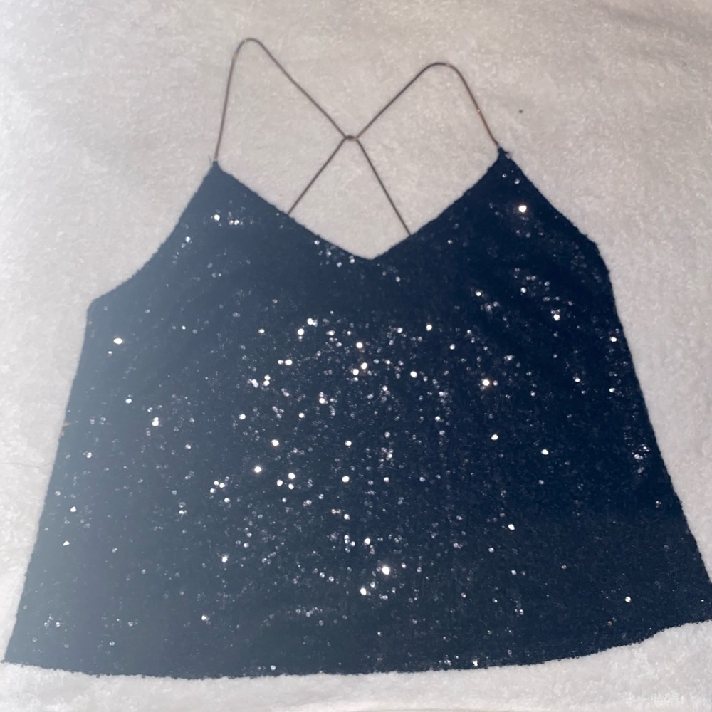 Sequin Tank Top